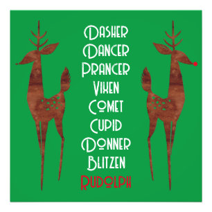 Foto Ampliación - Rindeer de Santa Claus - Rudolph