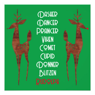 Foto Ampliación - Rindeer de Santa Claus - Rudolph