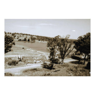 Foto Amplio paisaje vintage