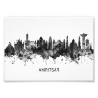 Amritsar Punjab Skyline BW