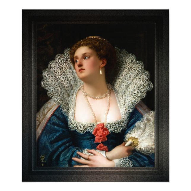 Foto Amy Robsart por William Frederick Yeames (Frente)