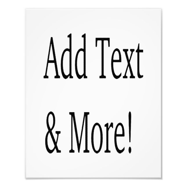 Foto ¡Añadir texto y más! Personalizar Su Propio Person (Frente)