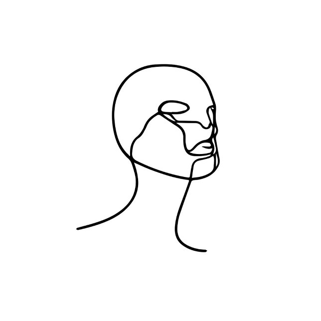 Foto Anatomía arte de línea mínimo abtracto de un lgbtq (Subido por el creador)