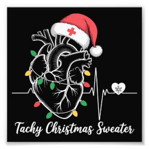 Foto Anatomía del Corazón Navidad Enfermera Cardiaca Ta