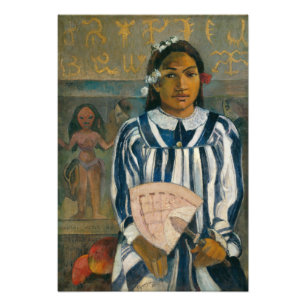 Foto Ancestros de Tehamana por Paul Gauguin
