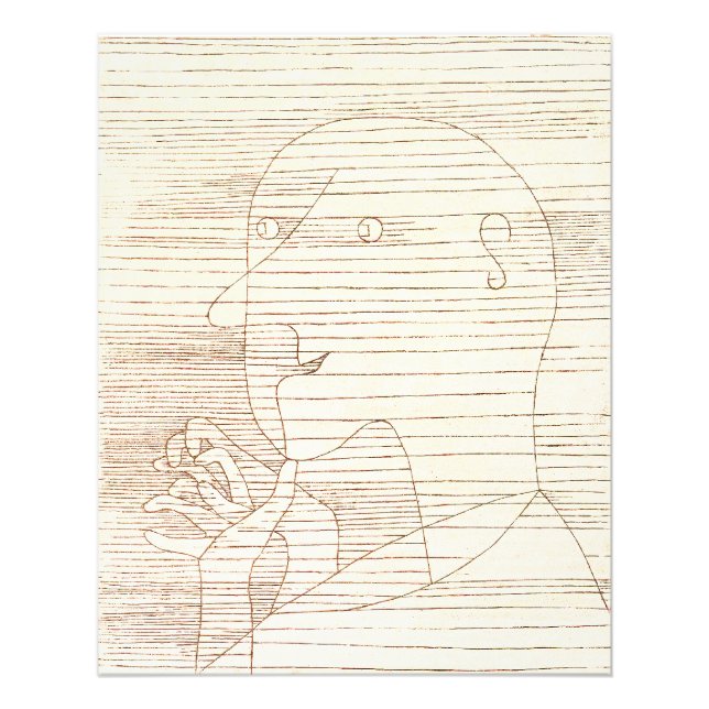 Foto Anciano contando con sus dedos, (Frente)