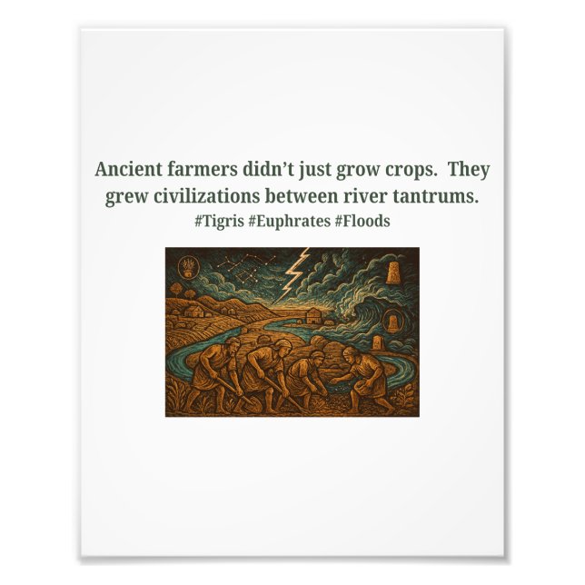 Foto Ancient farmers...river tantrums (Frente)