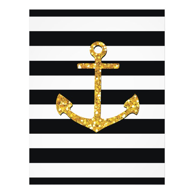 Foto Anclaje dorado vintage (Frente)