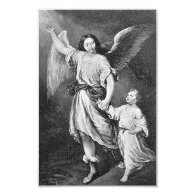 Foto Ángel De Guardia Y Niño (Frente)