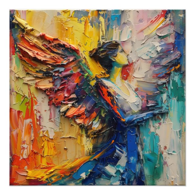 Foto Ángel de la Guarda Abstracto (Frente)