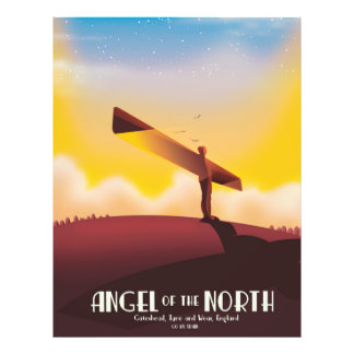 Foto Ángel del poster de viajes de la Vintage del Norte