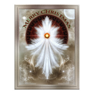 Foto Angel Wings Snowflake Feliz Navidad