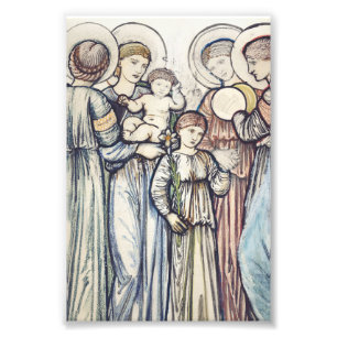 Foto Ángeles y Niños por Sir Edward Burne-Jones