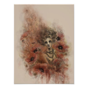 Foto Anima Sola Dark Fantasy Art Print