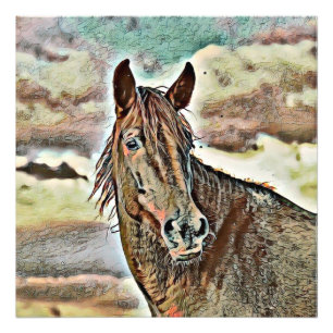 Foto animal inteligente-caballo 2