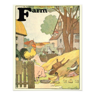 Foto Animales De Granja Alfabeto Ilustrado
