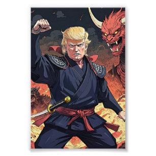 Foto Anime Trump - Aumentan el puño