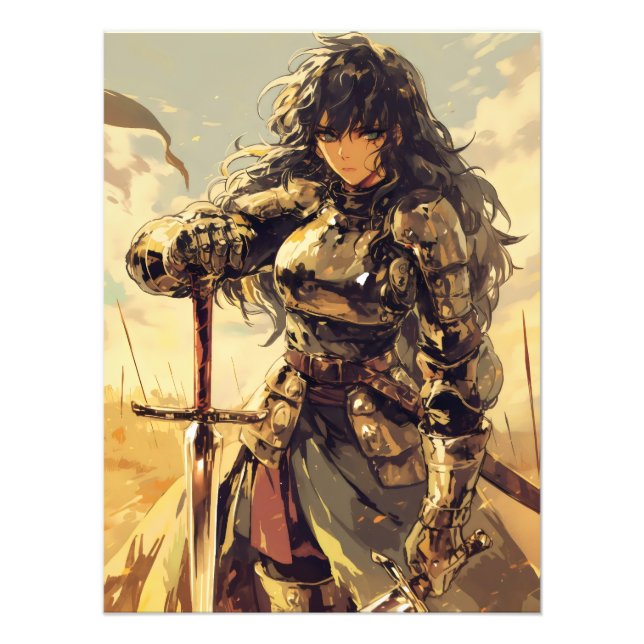 Foto Anime Woman Knight Fantasy (Frente)