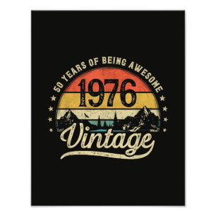 Foto Aniversario 50 años de edad 1976 Vintage