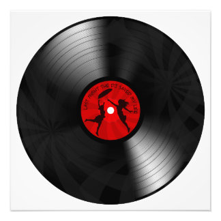 Foto Anoche El DJ Salvó Mi Vida Vinyl Record Negro