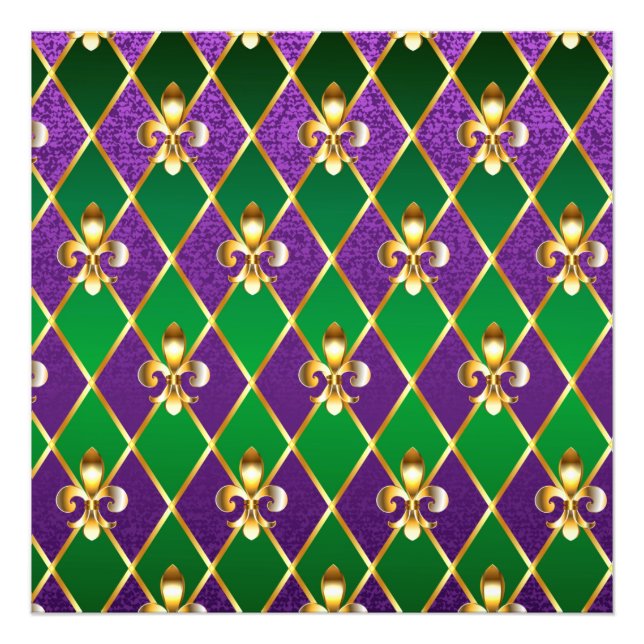 Foto Antecedentes de joyas Mardi Gras (Frente)