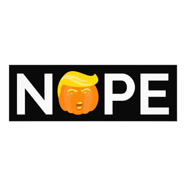 Foto Anti-Trump - Nope Edición de Halloween I (Frente)