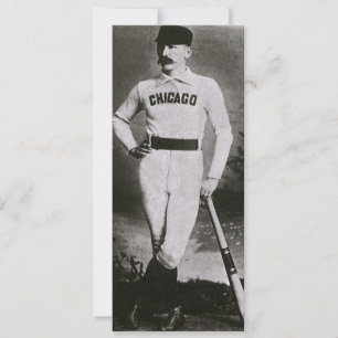 Foto antigua, jugador de béisbol de Chicago
