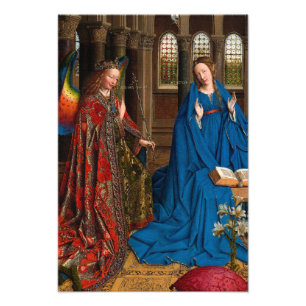 Foto Anunciación de Jan van Eyck