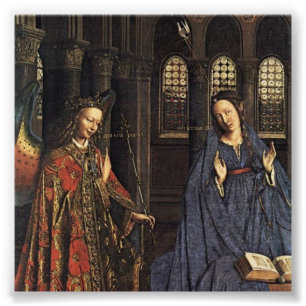 Foto Anunciación de Jan van Eyck