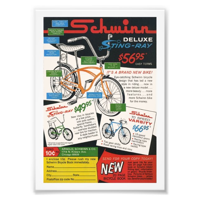 Foto Anuncio de Bicicleta Antiguo (Frente)