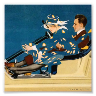 Foto Anuncio de medias C Coles Phillips en roadster vin