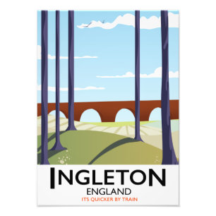 Foto Anuncio de viaje en tren Ingleton England