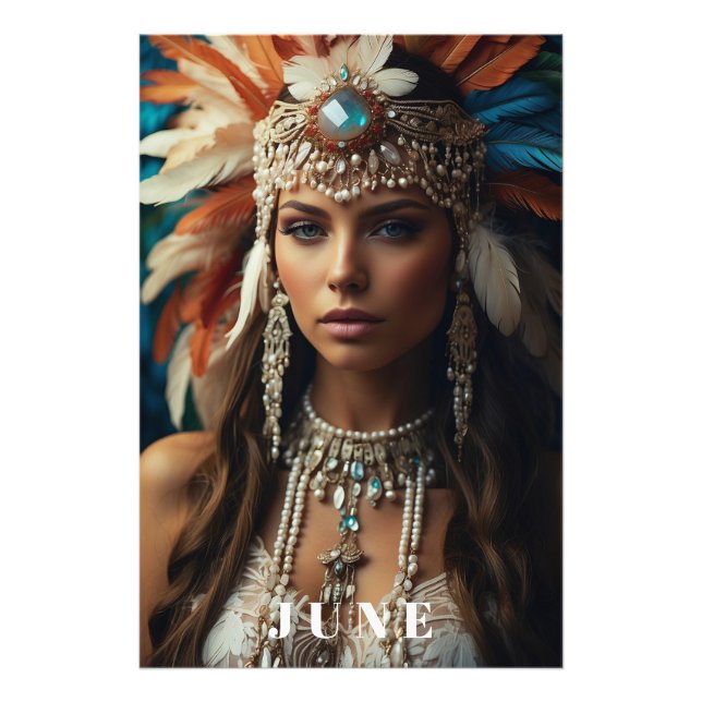 Foto *~ AP53 JUNIO CUMPLEAÑOS MUJERES DEL Boho (Frente)