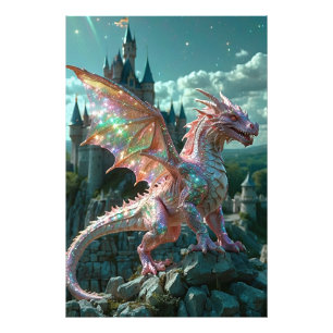 Foto *~* AP88 Castillo Fantasy Dragon Muro de arte 21