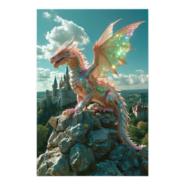 Foto *~* AP88 Esparkle Fantasy Dragon Wall Artwork 19 (Frente)