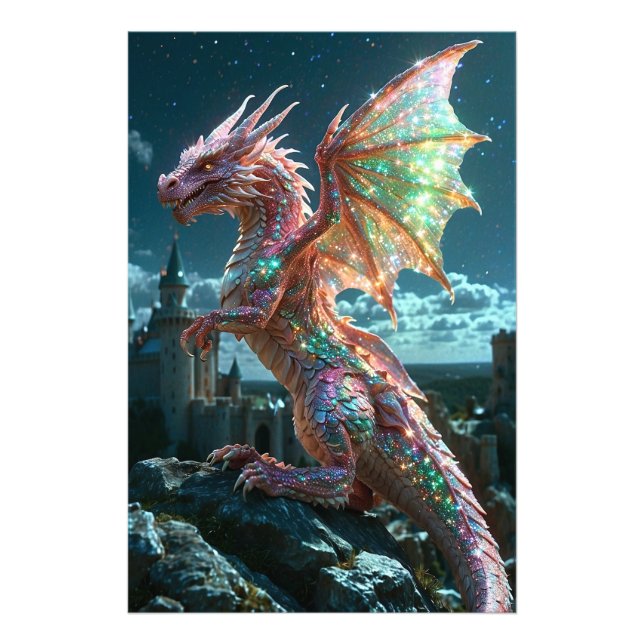 Foto *~* AP88 Majestuosa Fantasía Dragón Muro de arte 2 (Frente)