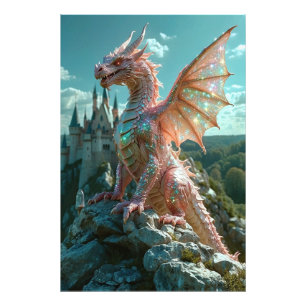 Foto *~* AP88 Sparkling Fantasy Dragon Wall Art 14