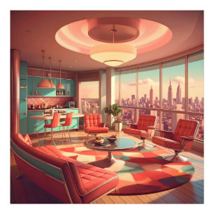 Foto Apartamento urbano futurista atómico