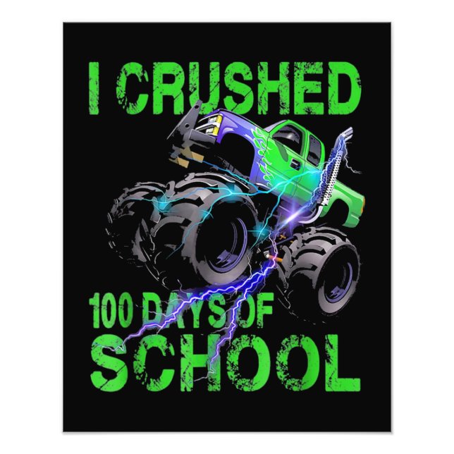 Foto Aplasté 100 Días De Monstruo Escolar (Frente)