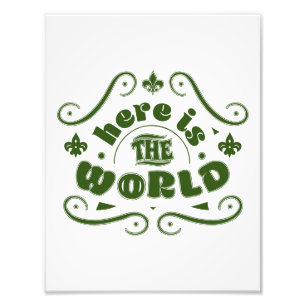 Foto Aquí está el mundo