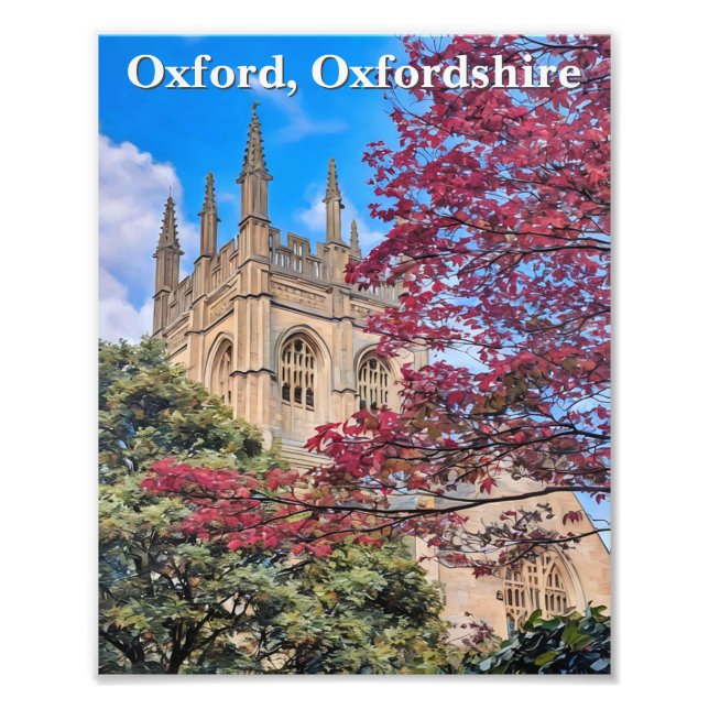 Foto Arañas de otoño - Catedral de Oxford en otoño (Frente)
