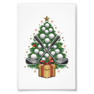 Foto Árbol de Navidad de equipo de golf Navidad Golf