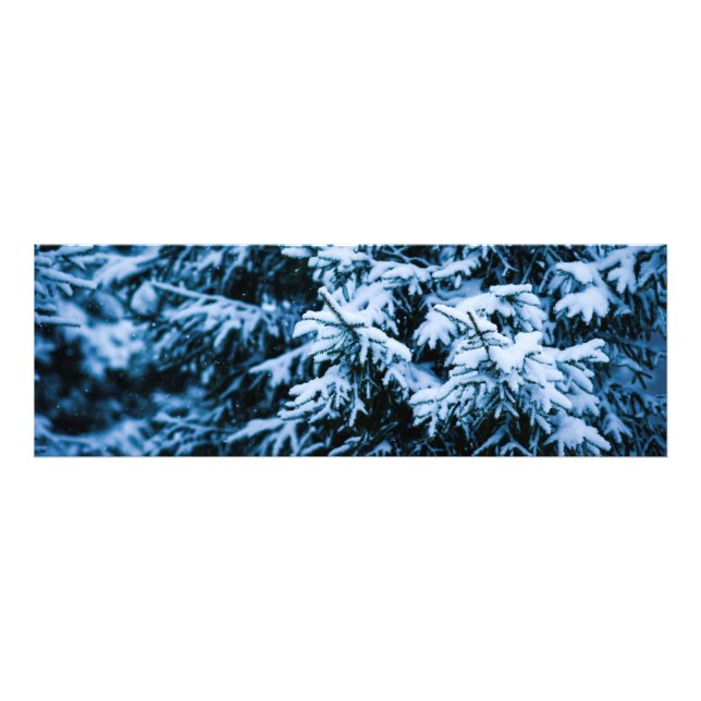 Foto Árbol de navidad de invierno de nevada (Frente)