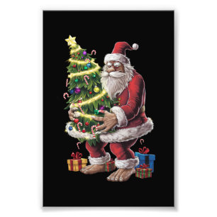 Foto Árbol de Navidad de pie grande enciende Navidad Sa