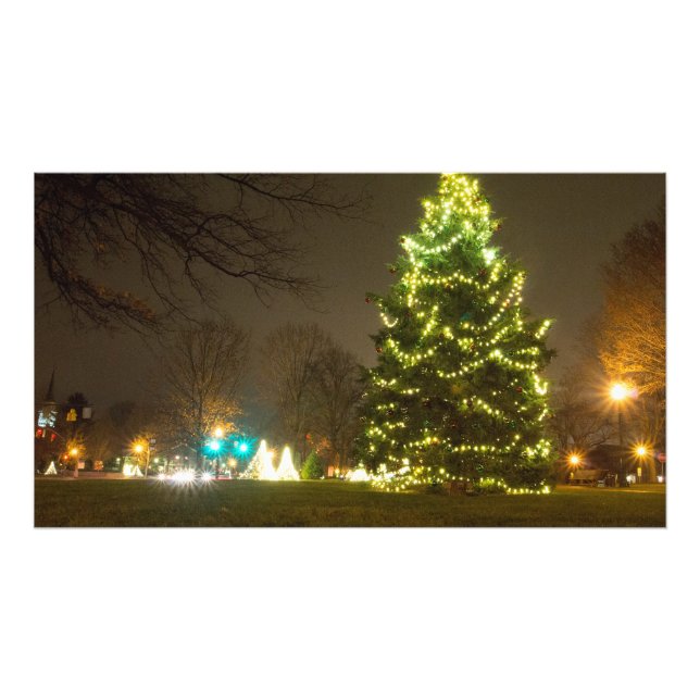 Foto Árbol de Navidad gigante, Worthington, Ohio (Frente)