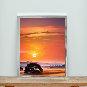 Foto Árbol de silueta al atardecer