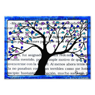 Foto Árbol del corazón en el texto español