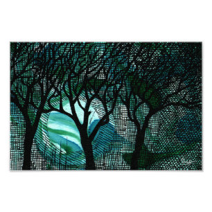 Foto Árboles tramados tallados y cruzados de la mano e