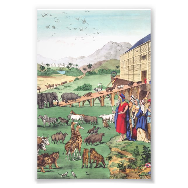 Foto Arca de Noé con animales (Frente)