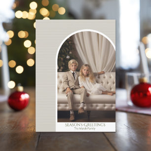Foto arco moderno - rayas finas Navidad